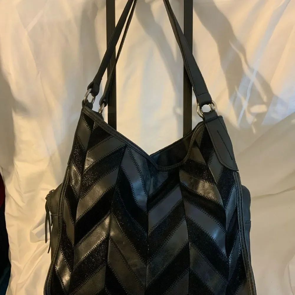 The Sak Salinas Triple Compartment Hobo by The Sak Collective Black